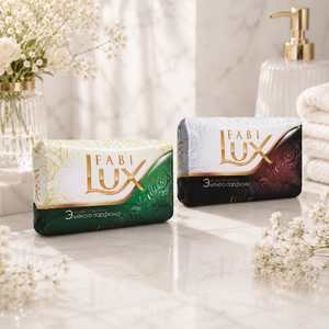 Fabilux 140 g Vegan Fruit Toilet <b>Soap</b> in Strawberry Berries Pineapple and Green Apple Scents for Gentle Daily Skin Export Supply - Product Image 2