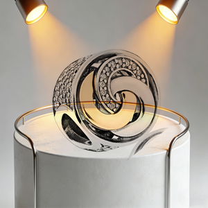 Cuentas de Plata 925 para Pulsera, con Forma de Cruz, Cara Sonriente, Calavera, Calabaza, Cuentas Planas Personalizadas, Cuentas para Hacer Joyería - Product Image 2