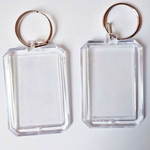 Wholesale Cheap Price Plastic clear Acrylic Keychains Blank Acrylic Photo Keychains for Promotional Gifts - Product Image 3