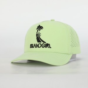 Gorras de Papá Bordadas Personalizadas de Alta Calidad 100%, Ajustables, de 5 Paneles, con Orificios Cortados con Láser, Estilo Diario - Product Image 2