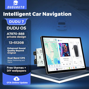 Duduauto 12.9Inch 360 ° Độ Xoay Lắc Màn Hình 12 + 512G Phổ Đầu Đơn Vị Xe Đài Phát Thanh Đa Phương Tiện Máy Nghe Nhạc - Product Image 5