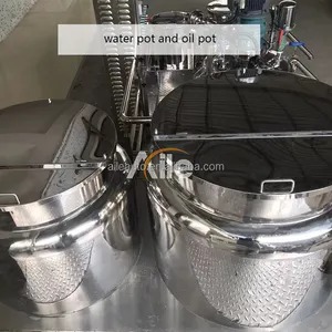 Şampuan losyon krem vücut kremi vakum mikseri-kozmetik malzeme için Emusifier Homogenizer makinesi