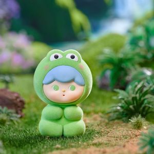 Genuino Hello Island <span class=keywords><strong>NEGO</strong></span> Oficina PVC caja ciega tres generaciones bosque amigos serie adorno hecho a mano Animal marea juguete para regalo - Product Image 4