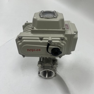 Vanne à boisseau fileté à couple élevé, régulation AC220V/AC380V, en acier inoxydable, pour système industriel haute pression, eau, OEM, 2 pouces, à couple élevé - Product Image 3