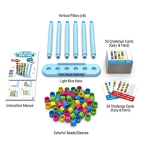 Jouets porte-bonheur OEM/ODM personnalisés en gros : Jeu de société créatif et amusant de défi de puzzle musical et de superposition de couleurs
