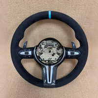 Volant Alcantara LED M Sport pour BMW F06 F10 F11 F20 F21 F30 F31 F34 M3 F80 M4 F82 M2 F87 X5 E70 E71 E90 E92