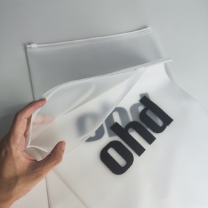 OEM logotipo personalizado impreso biodegradable polipropileno EVA reutilizable Ziplock bolsa de <span class=keywords><strong>correo</strong></span> en relieve bolsas de plástico para calcetines de embalaje - Product Image 5