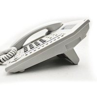 Téléphone analogique filaire avec affichage numérique et numérotation rapide unique pour la maison, l'hôtel et le bureau.