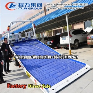 รถบรรทุกลากจูงทําลายพื้นเรียบ ISUZU 4x2 3-6Tons รถบรรทุกทําลายถนนแบบโรลแบ็คพร้อมเครน - Product Image 3