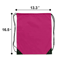 Sacs à cordon personnalisés en polyester 210D de haute qualité pour le sport, sacs à dos promotionnels en polyester avec logo sur mesure, vente en gros