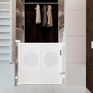 Barrière de sécurité pour bébé multi-niveaux <span class=keywords><strong>extensible</strong></span> à fixation par pression, barrière de porte pour tout-petits, filet en PVC robuste, barrière pour tout-petits, vente chaude en usine - Product Image 2