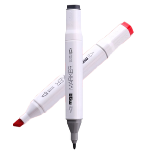 M & G Dual Tip Dry-Erase Art Pen Set Marcadores de tinta a base de agua recargables lavables Marcadores de pizarra blanca borrables para dibujar - Product Image 1
