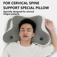 Oreiller cervical ergonomique en mousse à mémoire de forme à pression zéro pour plusieurs positions de sommeil, personnalisable OEM ODM