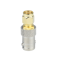 Adaptador de Conector SMA Macho a BNC Hembra, Conector Recto RF, Adaptador de Conector SMA a Conector BNC