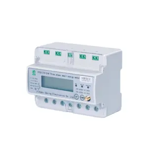 Customized Smart Wifi Meter Three Phase Din Rail Dual Tariff Energy Meter Lcd Display Rs485 Module Smart Energy Meter Wifi