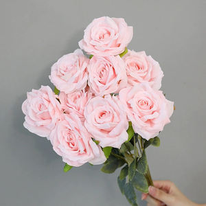 โต๊ะทำงานกล้วยไม้สีชมพูกันฝุ่น, ต้นไม้ไฮเดรนเยียสีชมพูและยิปโซฟิล่าพวงหรีดตกแต่งสำหรับเด็ก - Product Image 2