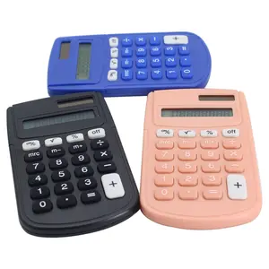 Mini Electronic Calculator Machine 8 Digit Student Professional Solar Small Pocket Calculator For Office Supplies