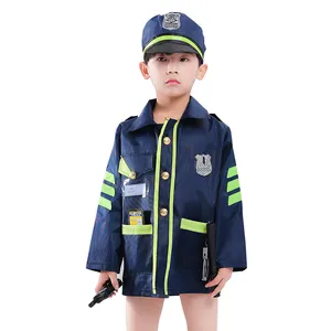 万圣节职业装扮警察制服警察服装幼儿园角色扮演儿童警察服装