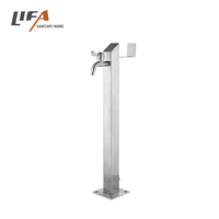Colonne de douche extérieure autoportante en acier inoxydable pour jardin, offre spéciale