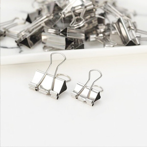 15Mm 19Mm 25Mm 32Mm 41Mm 51Mm Dài Đuôi Nickel Mạ Thép Chất Kết Dính Ghi Chú Thư Giấy <span class=keywords><strong>Clip</strong></span> Chủ Trường Văn Phòng Chất Kết Dính <span class=keywords><strong>Clip</strong></span> - Product Image 3