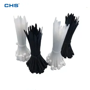 4.8*300mm white nylon cable tie black self locking nylon cable tie manufacturer CHS nylon66 plastic zip tie,With UL CE