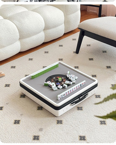 Compact Desktop Automatic Mahjong Table Portable Tabletop Machine Electronic <b>Smart</b> Shuffling <b>Game</b> for Home Travel TB004 Compact - Product Image 2