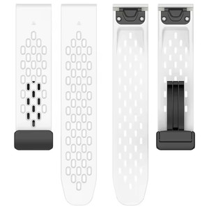 Bande de silicone de 20mm 22mm 26mm à dégagement rapide de qualité supérieure pour bracelet de montre intelligente Garmin Fenix <span class=keywords><strong>7pro</strong></span> avec boucle pliable - Product Image 1