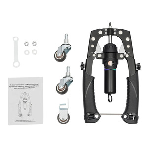 Twister hydraulique 2 en 1, 22-440 livres, entraîneur de force des bras en acier réglable, roue à roulettes pour exercices corporels, entraînement à domicile, main - Product Image 6