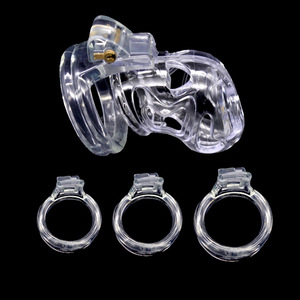 Dispositivo de castidad masculina Jaula de castidad con anillos de pene Juguetes sexuales para hombres - Product Image 6