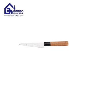 Juego <span class=keywords><strong>de</strong></span> <span class=keywords><strong>Cuchillos</strong></span> <span class=keywords><strong>de</strong></span> <span class=keywords><strong>Cocina</strong></span> <span class=keywords><strong>Profesionales</strong></span> <span class=keywords><strong>de</strong></span> 6 Piezas al por Mayor, Hoja <span class=keywords><strong>de</strong></span> Acero Inoxidable 420, Mango <span class=keywords><strong>de</strong></span> Madera, con Bloque - Product Image 3