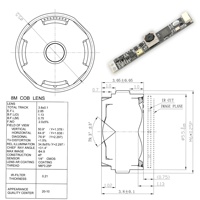 Modules de caméra industrielle USB 2.0 Full HD 1080P 8MP personnalisés avec capteur d'image CMOS, mise au point fixe, grand angle et module de reconnaissance faciale