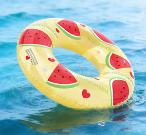 Flotteur de <span class=keywords><strong>piscine</strong></span> pastèque jaune <span class=keywords><strong>vif</strong></span>, bouée gonflable pour la <span class=keywords><strong>piscine</strong></span> et la plage en été - Product Image 6