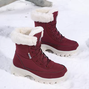 2026 New Fashion Furry <b>Snow</b> <b>Boots</b> for <b>Women</b> Big size Winter Plush Ankle Bootie for <b>women</b> Shoes warm cotton Outdoor shoes - Product Image 4