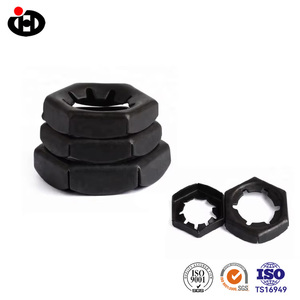 65MN Stahl Schwarz Befestigungs mutter GB805/<span class=keywords><strong>DIN</strong></span> <span class=keywords><strong>7967</strong></span> Anti-Lockerung Anti-Rutsch-Schraub kappe Selbstsicher nde Mutter - Product Image 6