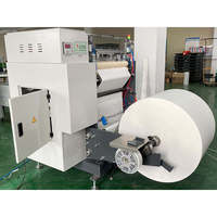 Machine de découpe et de rembobinage automatique PLC Mitsubishi informatisée, 650 mm, pour rouleaux jumbo, ruban BOPP, papier kraft