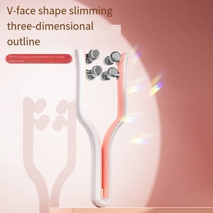 Huisgebruik Y-vormige handzame 360° draaibare dunne gezichtshuid verstevigende gezichtslift 3D roller massage gezichtsverslankende beautyapparaat - Product Image 2