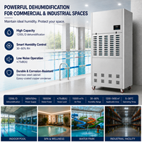 Déshumidificateur robuste anti-corrosion 1200L pour laboratoires pharmaceutiques et systèmes de contrôle de l'humidité en salle blanche