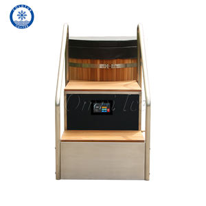 Omni 1.5hp Rode Ceder Houten 304ss Custom Koude Duik Badkuipen Hoge Kwaliteit Vat Spa 1 2 Persoons Ijsbad Koude Duik - Product Image 5