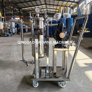 Solution de filtration multi-étages industrielle et sanitaire, boîtier de filtre portable en acier inoxydable pour sacs et cartouches, pour la filtration des herbes - Product Image 4