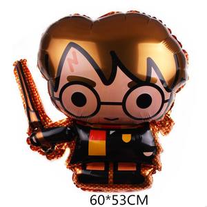 Venta al por mayor Personaje de dibujos animados <span class=keywords><strong>Harry</strong></span> <span class=keywords><strong>Po</strong></span> Tter Globos de papel de aluminio Niños Fiesta de cumpleaños Fiesta de Halloween Decoración Globos de globos - Product Image 6