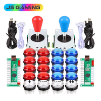 Boutons poussoirs en plastique pour machines de jeu d'arcade JSgaming OEM ODM, différentes couleurs, accessoires pour machines de jeu d'arcade