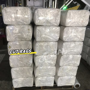 تخفيضات هائلة travo de algodon رسام قطني كامل صبغ قطن معاد تدويره أبيض قطع قطع مناشف مختلطة - Product Image 1