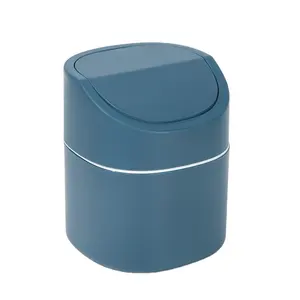 גודל קטן מותאם אישית הדפסה צבע קרטון פסולת אשפה פח אשפה שולחן העבודה dustbin