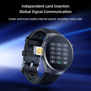 Huanlong <span class=keywords><strong>Android</strong></span> vp30 thông minh đồng hồ cho nam giới netcom 4G thẻ Đồng hồ HD AMOLED Màn hình máy ảnh Montre intelligente Smartwatch - Product Image 3