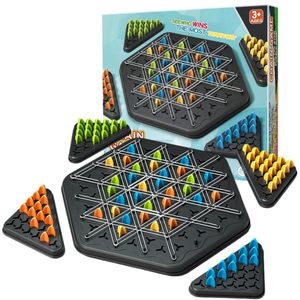 Tiktok classique Puzzle jeu <span class=keywords><strong>de</strong></span> société chaîne échecs Triangle échecs élastique interactif cheville multijoueur jeu bataille jouets enfants adulte - Product Image 1