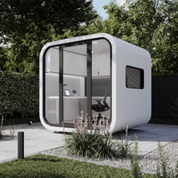 Mini-maison conteneur en acier étanche, capsule de couchage mobile 3 unités pour chambre, bureau ou usage extérieur