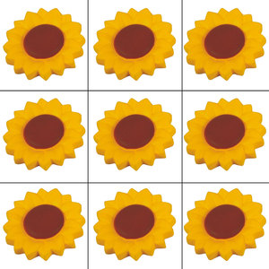 Wholesale Beautiful Foam Sunflower Stress Ball Customize logo Printing Promotional Ball - Product Image 2