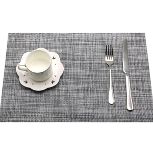 Estera de drenaje antiescaldado de PVC ecológica de estilo clásico, mantel Individual/posavasos de piel sintética impermeable con malla, aislamiento térmico - Product Image 1