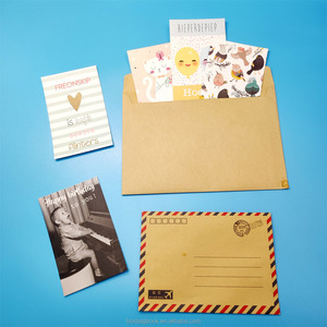 RTS, розничная доставка, почтовый конверт, Твердый коричневый Крац, бумажная ручка, карандаш, документы, упаковочные конверты с пуговицами и веревочкой - Product Image 6