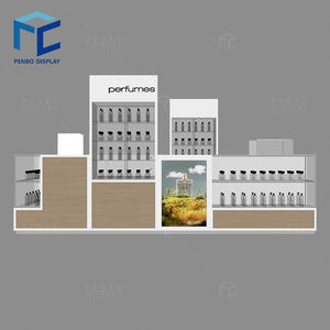 Escaparate de perfume de diseño simple de alta gama para exhibición de quiosco de fragancia de centro comercial pequeño - Product Image 4